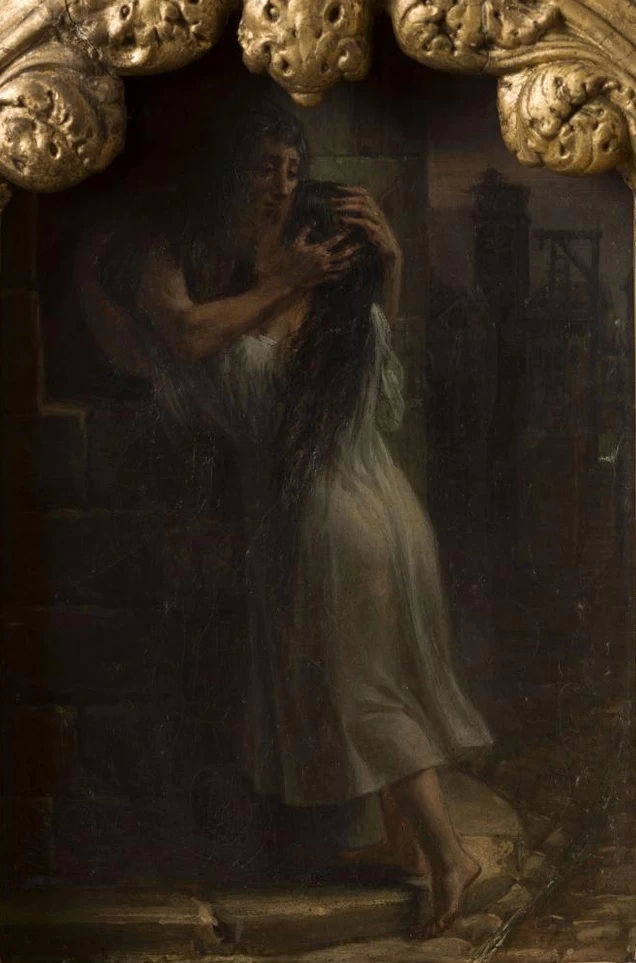 Scene da Notre - Dame de Paris, La Chantefleurie e sua figlia